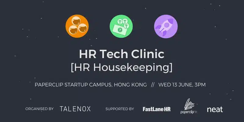 Come join us for another HR Tech Clinic on 13 June, Wednesday!