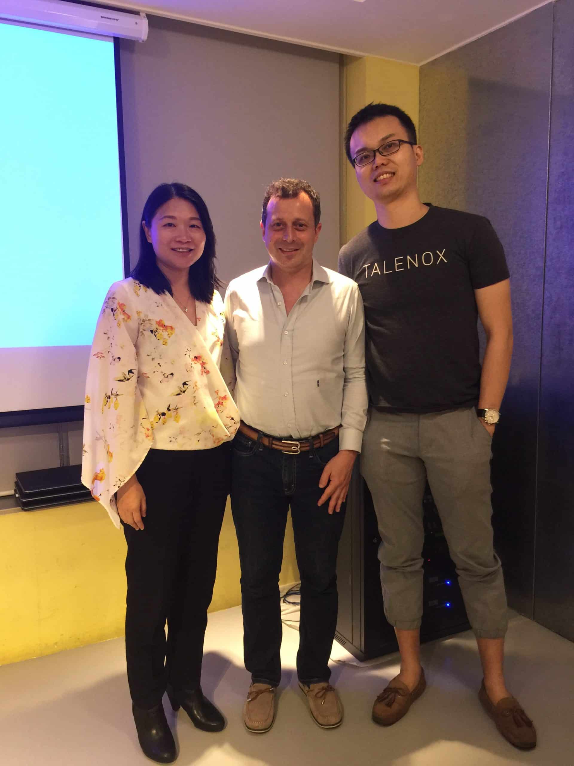 From left to right: Cindy Chui (FastLane HR), David Rosa (Neat) and Gordon Ng (Talenox)